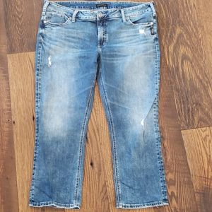 Silver Jeans Elyse Capri 36x22.5